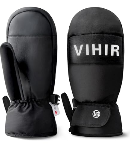 Vihir スキー グローブ 冬用 スキー 手袋 防寒 防風 シンサレート 保温 Amazon | Vihir スキー グローブ 冬用 スキー 手袋 防寒 防風 3M